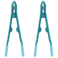 寵物眼部清潔軟刷, 藍綠色, 2個