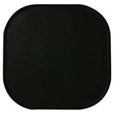 mooin 寵物防滑矽膠餐墊 小號(26 x 26cm), 1個, 黑色