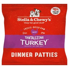 스텔라앤츄이스 전연령 강아지 동결건조 디너패티 사료, 칠면조, 10g, 1개