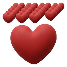 쇼핑닥터 귀여운 하트 냉장고 자석 20p, 와인레드