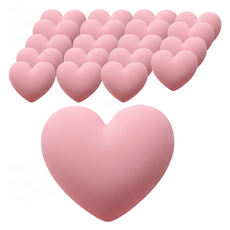 쇼핑닥터 귀여운 하트 냉장고 자석 20p, 핑크