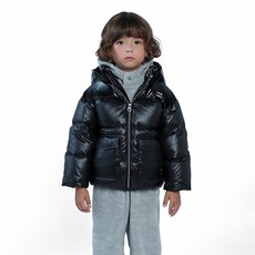 컬리수 아동용 에딧 컬러블럭 다운 패딩 점퍼