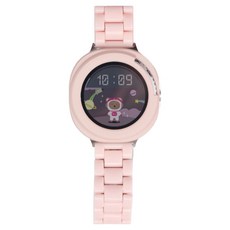 갤럭시 워치 강화유리 풀커버 케이스, 핑크, 1개