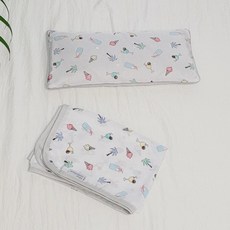 ahtty blanc 嬰兒枕頭毯子2件組, 棕櫚樹