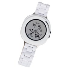 갤럭시 워치 강화유리 풀커버 케이스, 화이트, 1개