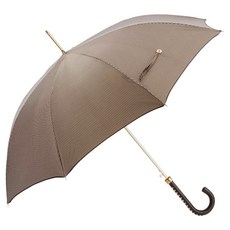 PASOTTI 女用經典千鳥格鉚釘皮革自動傘 WC219H19