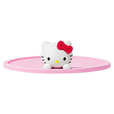 Hello Kitty 凱蒂貓 造型杯墊, 1個, 粉色