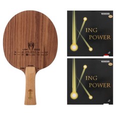 Loki 麒麟 K11 FL 乒乓球拍 + King Power 膠皮 2種套組, 1套, 單一商品