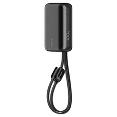 프롭스 PD 고속충전 10000mAh 기내반입 일체형 미니 ChargeGo 보조배터리, 블랙, PFB114B10