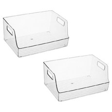 윈프라이스 팬트리 수납 정리함, 오픈 베이직, 2개