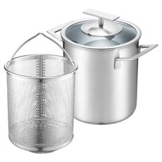 cookever Cucinare Plus 電磁爐適用三層不鏽鋼義大利麵鍋套組, 16cm, 單一顏色, 1套