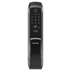 빌드원 푸시풀 지문인식 카드키 도어락 실버, BO-DP9300FS, 방문설치