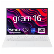 LG전자 2024 그램 16 코어Ultra5, 스노우 화이트, 256GB, 8GB, Free DOS, 16ZD90SU-GXF6K