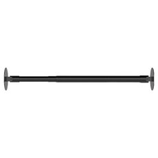 JLIFE FIAT 180度浴簾桿, 黑色