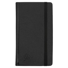 morning glory 32 2026 雙頁一週 幸運 綁帶 精裝手帳, 黑色, 1個