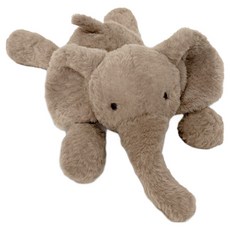 데미무드 플러피 코끼리 인형, 45cm, 그레이, 1개