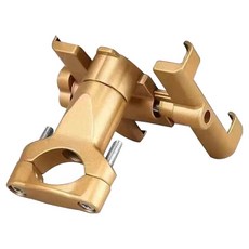 KODACHIEF 리드미컬한 자전거 휴대폰 거치대 7 x 7 cm C1, 알루미늄 핸들골드, 1개