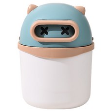 Goodsome 簡潔便利桌上型迷你垃圾桶 150g, 藍色潛水熊