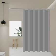 KODACHIEF 가림 화장실 인테리어 간편 홈 데코 욕실 샤워 커튼, 59 그레이, 1개