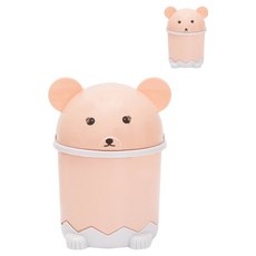 굿썸 실용적인 데스크 미니 휴지통 130g 2p, 핑크