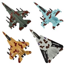 Kes.B 遊戲迴力戰鬥機4件組, 混合顏色, 1套