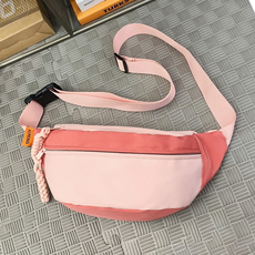 Steadyal 帆布多用途自行車腰包, 粉紅色, 1個