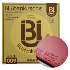 Blütenkirsche 專業桌球膠皮 KKT009, 紅色, 1個