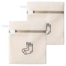 Minaru 襪子專用洗衣袋 18 x 20 cm, 單一顏色, 2個