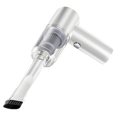 SHANEN USB充電汽車無線車載吸塵器 120W 乾濕家車兩用, 單一商品, 白色