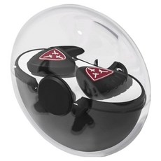 SUNORO 牛角降噪睡眠耳塞 矽膠隔音聲學濾波器 黑色 + 紅色, 1組, 2個裝