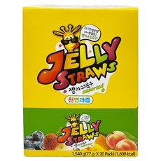 JELLY STRAWS Kids Well 4入, 77g, 20個