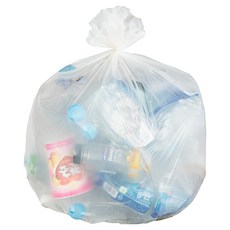 베로나 배접 분리수거 쓰레기봉투 유백, 40L, 60개