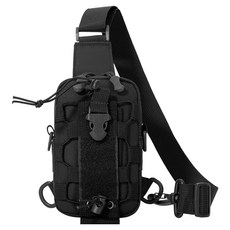 Steadyall 露營自行車多功能腰包, 黑色, 1個