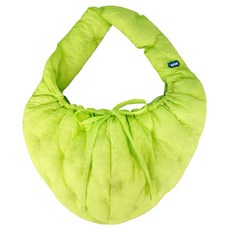 zeze 壓紋外出寵物窩, 螢光綠, 1個