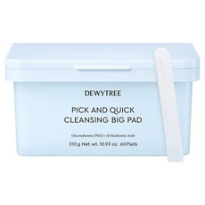DEWYTREE Pick & Quick 撕取式潔膚大棉片, 60枚入, 1個