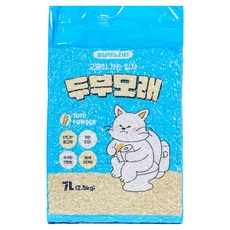 멍냥이노리터 고양이 가는입자 두부 모래, 2.5kg, 1개, 무향