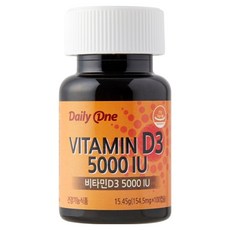 데일리원 비타민 D3 5000 IU 15.45g, 100정, 1개