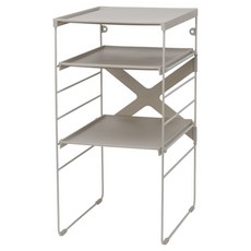 Joseph Joseph 可調節高度鞋子整理架, 米白色, 1個