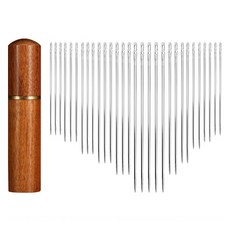 앙플러스 쉽게 실 끼우는 요술 바늘 6종 x 10p + 케이스 세트, 1세트