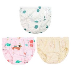 ORGANICMOM 兒童用酷奇貓 MJFUUP13 + 威爾平 MJSUUP09 + 哈羅德林 MJSUUP12 三角內褲3件組