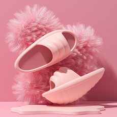 YUSOL EVA 美腿伸展室內拖鞋, 粉紅色