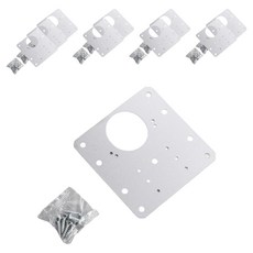鉸鏈維修加固套組 鉸鏈板3種 + 螺絲6p組合, 10套