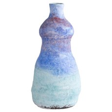 藍色分層現代室內裝飾花瓶 BRP1640 A款, 混合顏色