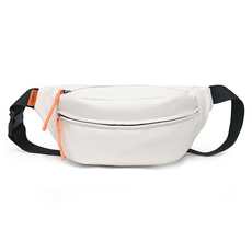 Steadial 休閒郵差自行車腰包, 白色, 1個