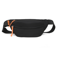 Steadial 休閒郵差自行車腰包, 黑色, 1個