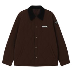 Beentrill 男士燈芯絨翻領臂章絎縫夾克 BA254JP001