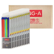 동아 칼라샵 육각연필 B 10본 세트, 혼합색상, 12세트