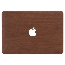골드로드 맥북 감성 케이스, 우드 브라운, 1개
