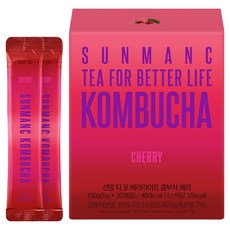 SUNMANC 康普茶 櫻桃口味, 1個, 5g, 30入