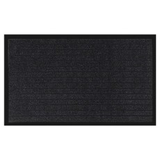 아이끌레 프리미엄 논슬립 웰컴 현관 발매트, 블랙, 1개